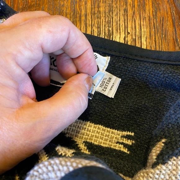 Vintage Women's Kokopelli South Western Shrug Jacket Aztec Tribal USA Size M - Picture 4 of 13